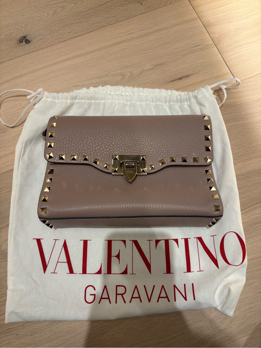 Valentino medium rockstud leather crossbody bag